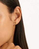 By Charlotte Lucky Horseshoe Stud Earring in 18K Gold Vermeil