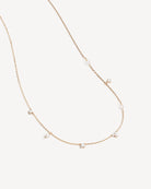 By Charlotte MOONLIGHT BLOOM PEARL CHOKER in 18k Gold Vermeil