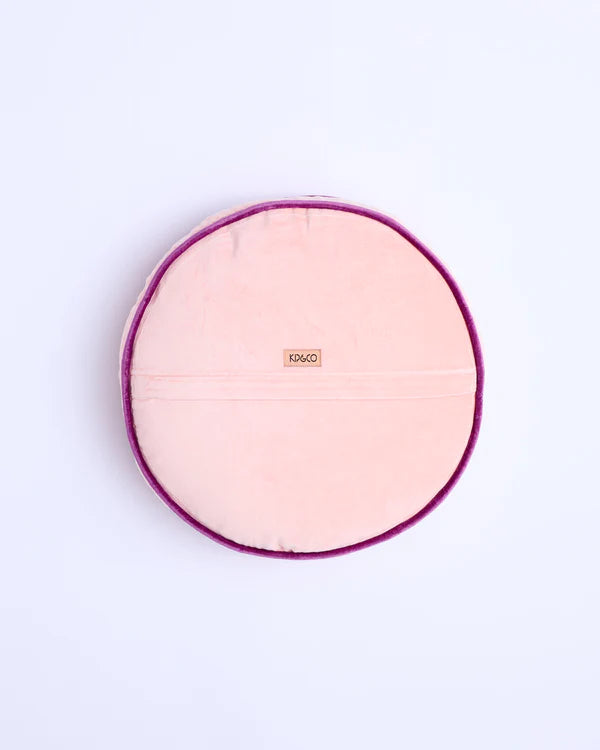 VELVET PEA CUSHION | Plum Jam - Darling & Domain
