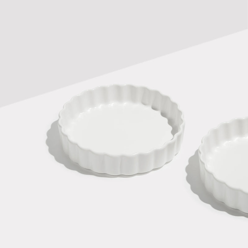 TWO X WAVE BOWL in White from Fazeek