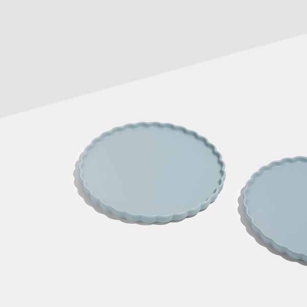 TWO X WAVE SIDE PLATES in Blue Grey from Fazeek