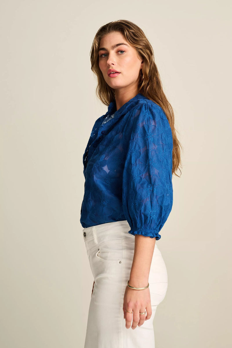 POM BLOUSE in Ink Blue from POM Amsterdam