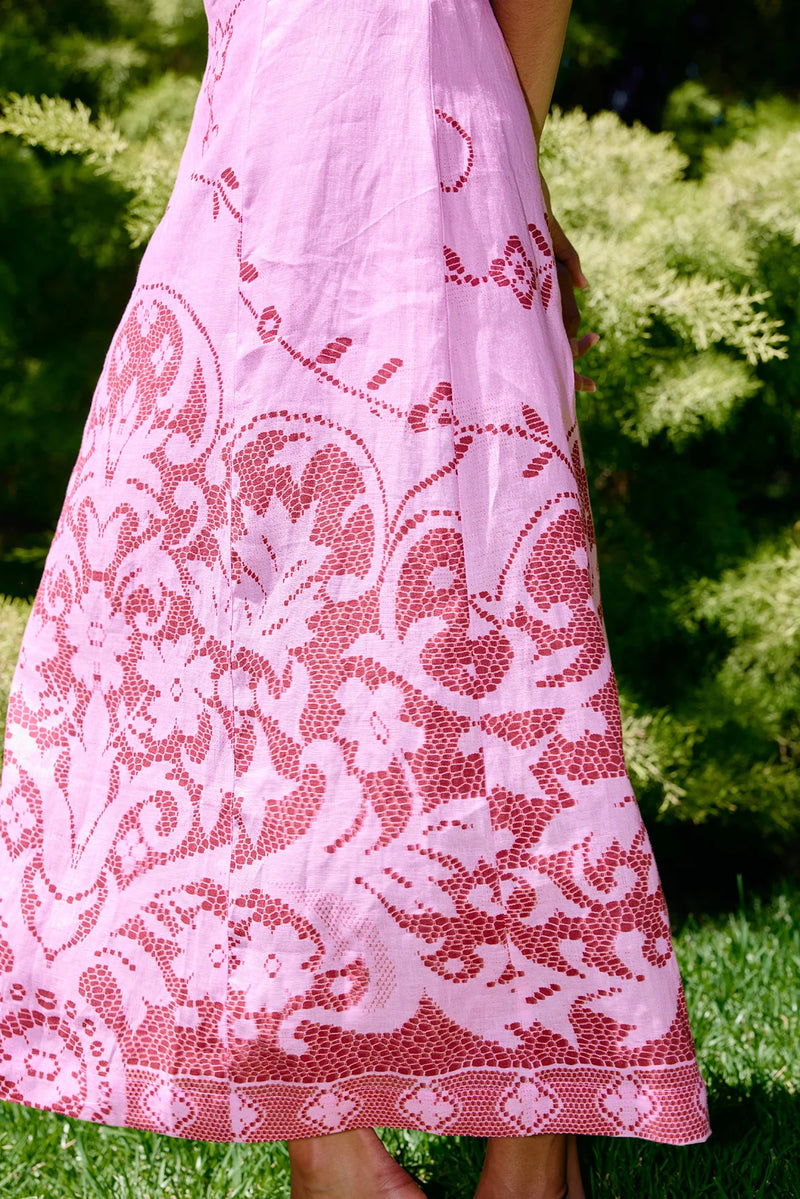 HARPER DRESS in Magenta from Aston Studio