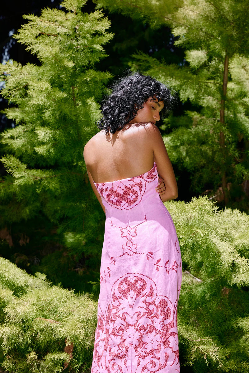 HARPER DRESS in Magenta from Aston Studio