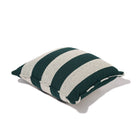 THE SMALL SQUARE THROW PILLOW in Terry Green Stripe by Business & Pleasure
