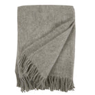 GOTLAND WOOL BLANKET in Grey by KLIPPAN