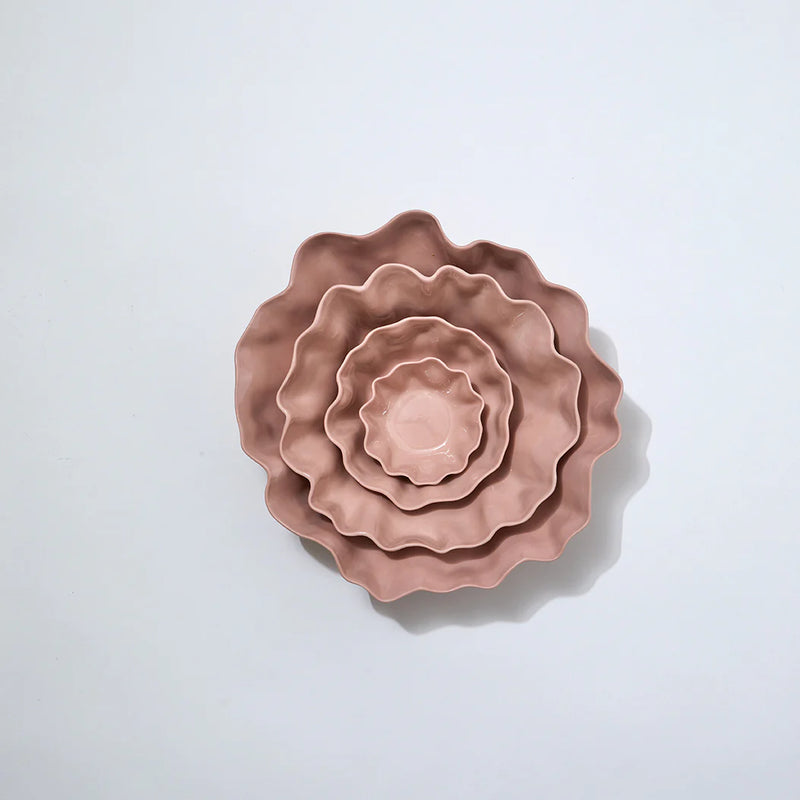 RUFFLE BOWL X SMALL in Icy Pink from Marmoset Found