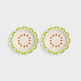 FOLK BOWL LARGE RED in Set of 2 by &Klevering