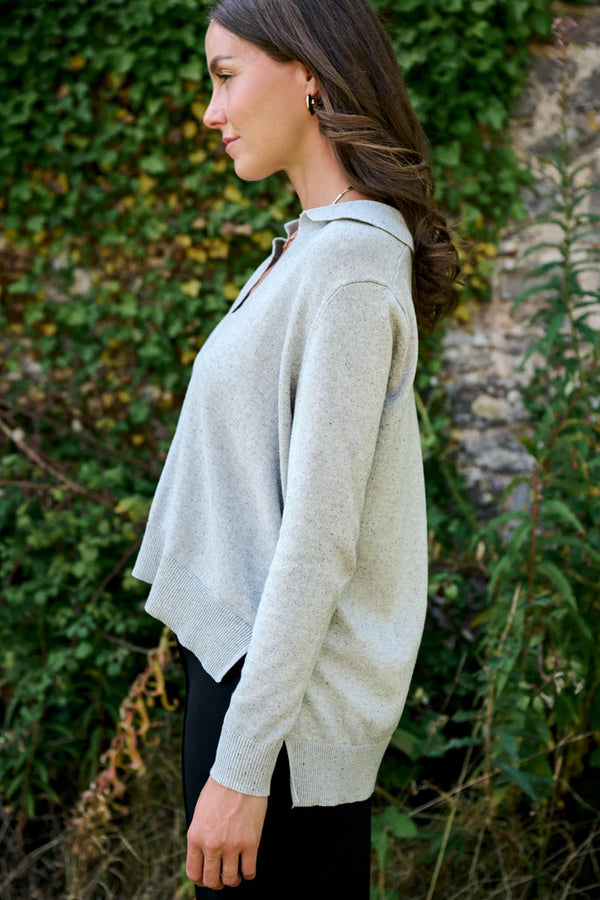 NEP EMMA PULLOVER in Shell Grey from Maxted