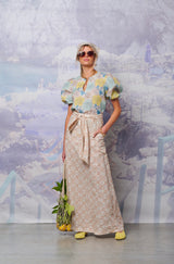 LA CERAMICA TOP in SKIRT in Creama from Le Strip
