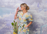 LA CERAMICA TOP in Pale Floral from Le Stripe