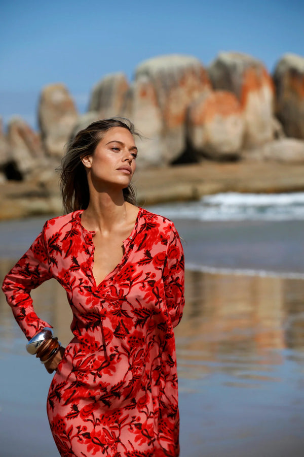 LONG GENIE | Ibiza Coral Cotton