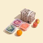 LUNCH BAG in Candy Pink Check by kollab