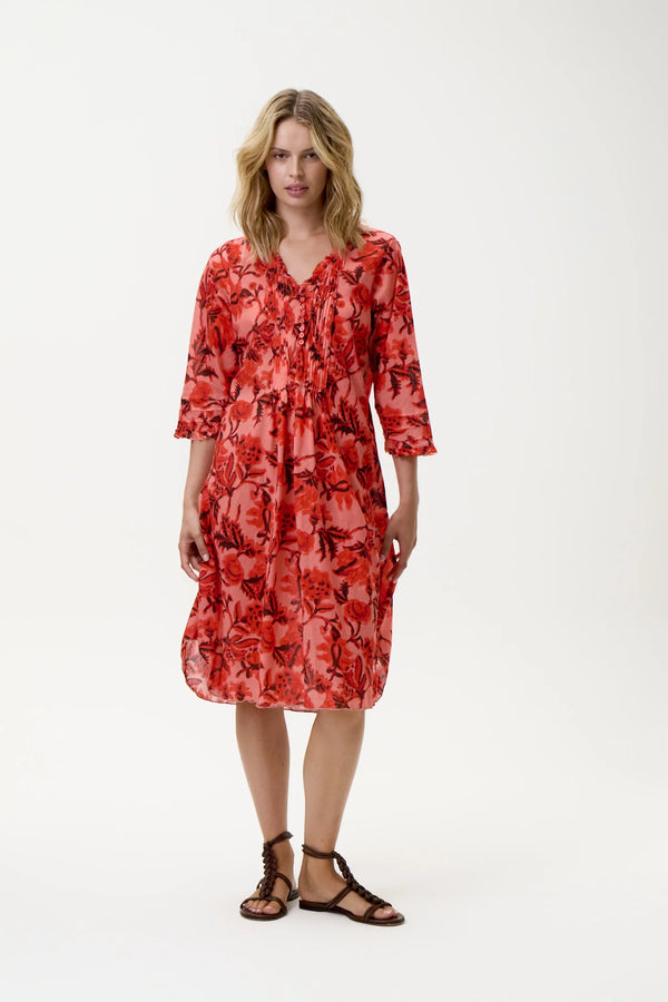 MIDDY POPPY in Ibiza Coral Cotton from Oneseason