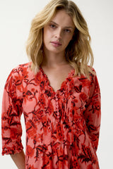MIDDY POPPY in Ibiza Coral Cotton from Oneseason