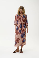LONG POPPY DRESS in Menorca Indigo Cotton from Oneseason