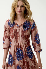 LONG POPPY DRESS in Menorca Indigo Cotton from Oneseason