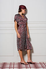 L'HOTEL PARTICULIER DRESS | Burgundy + Mint