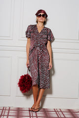 L'HOTEL PARTICULIER DRESS | Burgundy + Mint