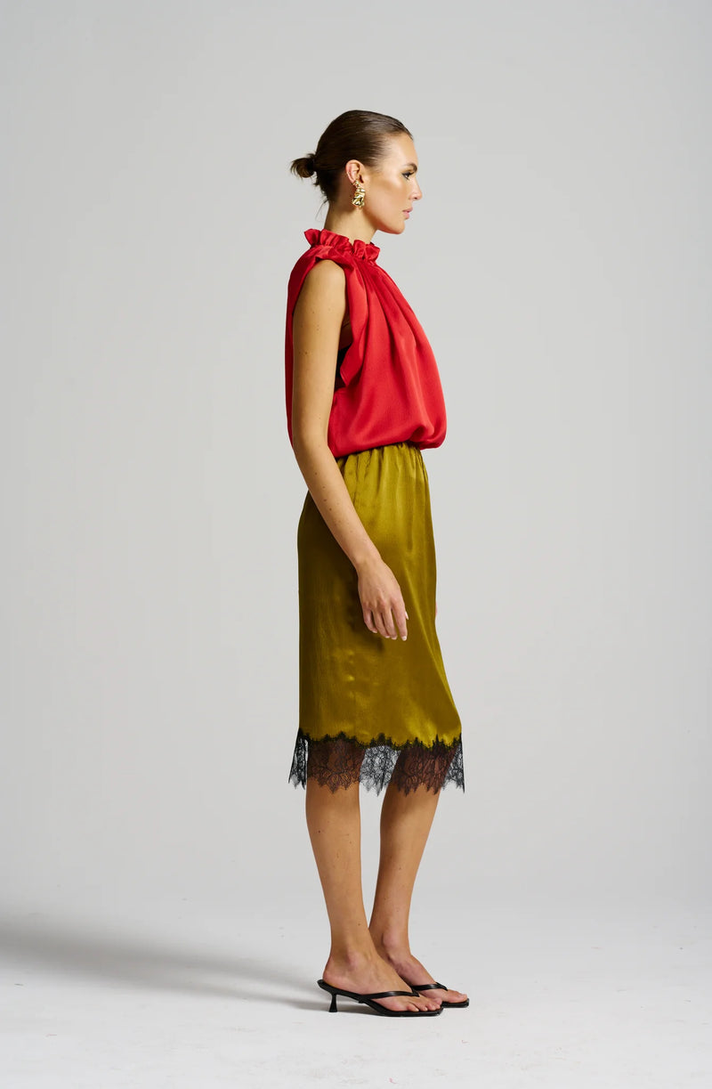 LE COCKTAIL TOP | Rouge *PRE ORDER*
