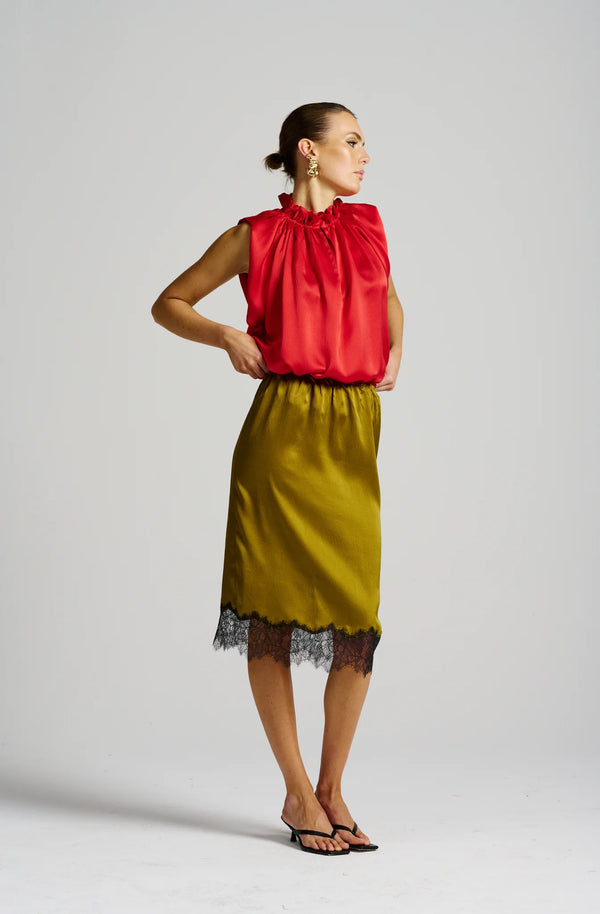 LE COCKTAIL TOP | Rouge *PRE ORDER*