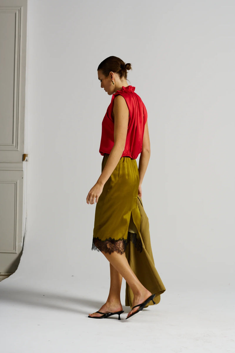 LE COCKTAIL TOP | Rouge *PRE ORDER*