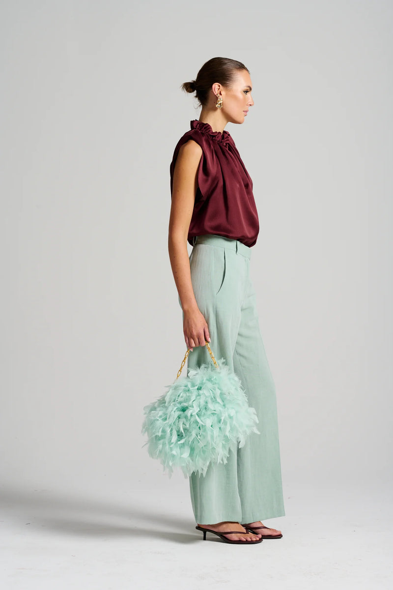LE COCKTAIL TOP | Burgundy *PRE ORDER*