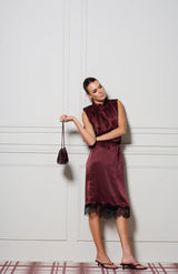 LE COCKTAIL SKIRT | Burgundy * PRE ORDER*