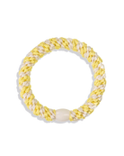 KKNEKKI ORIGINAL HAIR TIES in Lemon Ivory Stripe by KKNEKKI