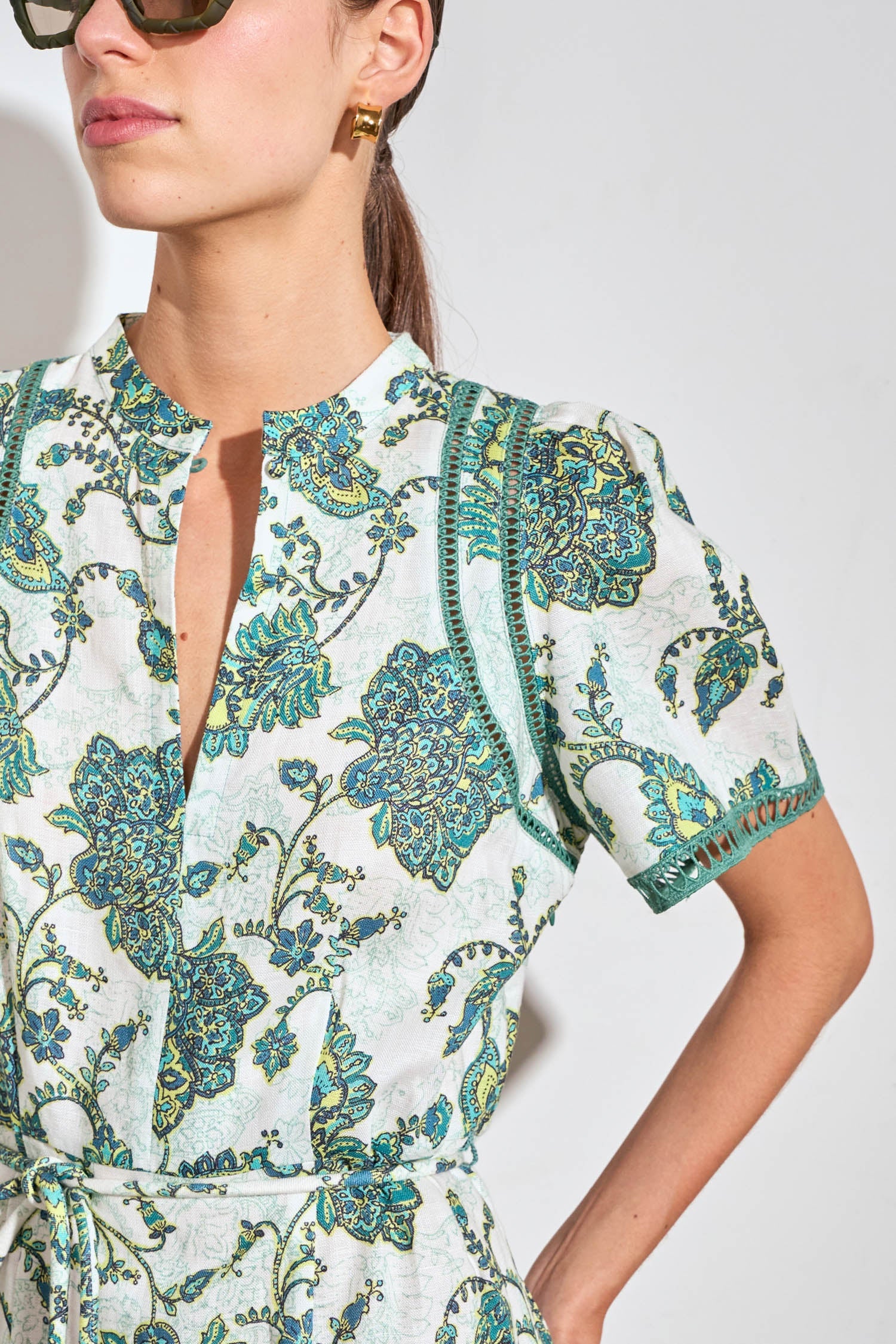 POEM DRESS in Garden Paisley by Zoe Kratzmann