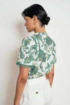 CHARM TOP in Garden Paisley by Zoe Kratzmann