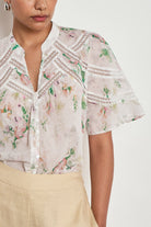 PULSE TOP in Painterly Bloom by Zoe Kratzmann