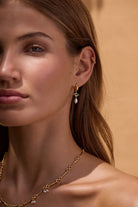 JUNIPER APATITE HUGGIES in Gold by ToniMay