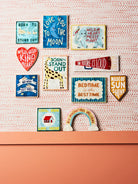 FUN HOUSE WALL TILE in Rainbow by Jones & Co