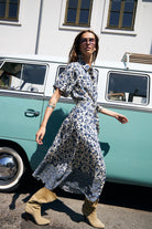 BLAKE MIDI DRESS in Blue by Lollys Laundry