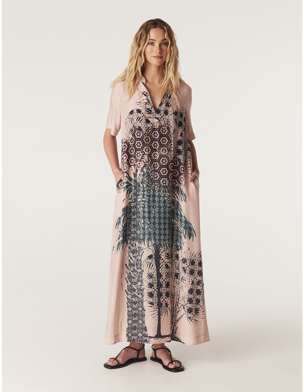 PINA KAFTAN DRESS in Desert Print from Cable Melbourne