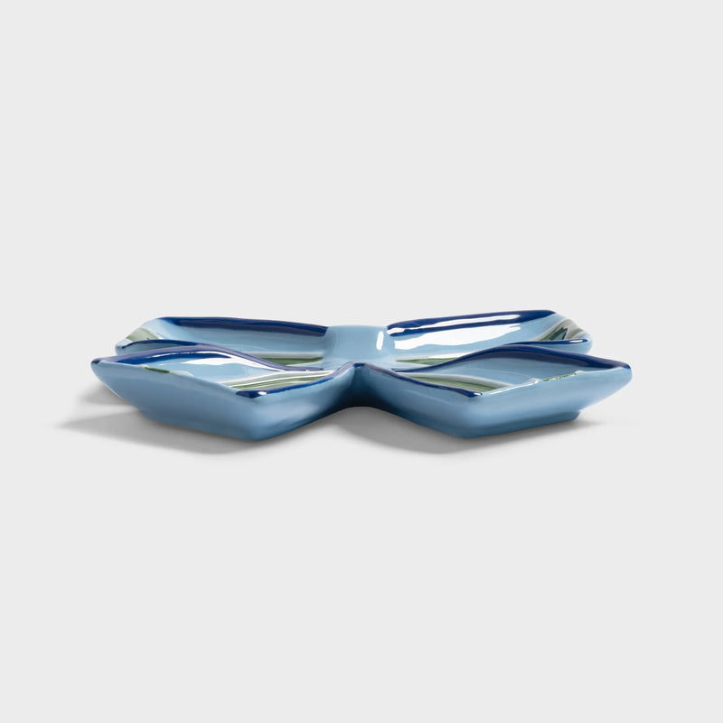 RIBBON PLATE | Blue