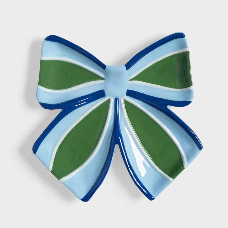 RIBBON PLATE | Blue