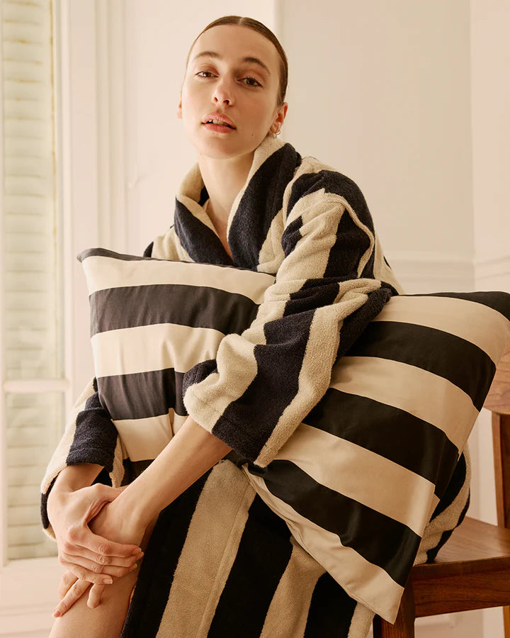 HOMMEY ROBE | Vanilla Bean Stripes