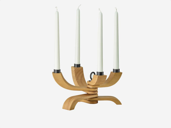 NORDIC LIGHT CANDLE HOLDER | Wood