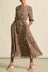 SCENE DRESS in Ocelot from Zoe Kratzmann