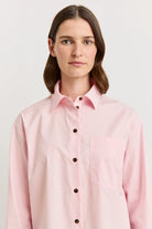RELAXED COTTON SHIRT in Pale Pink by Toorallie at Darling & Domain