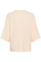 GUNIIW KNIT TEE in Whisper White Melange by Inwear