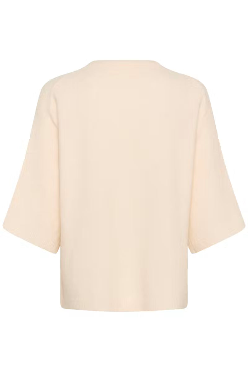 GUNIIW KNIT TEE in Whisper White Melange by Inwear