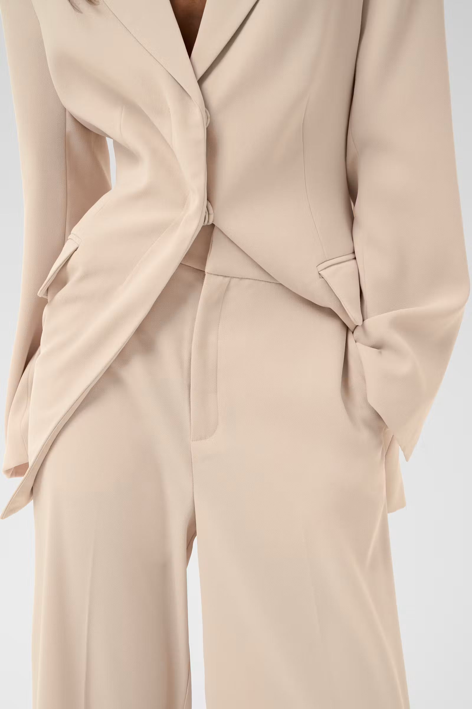 BREIZIW SLIT PANTS in Haze by Inwear