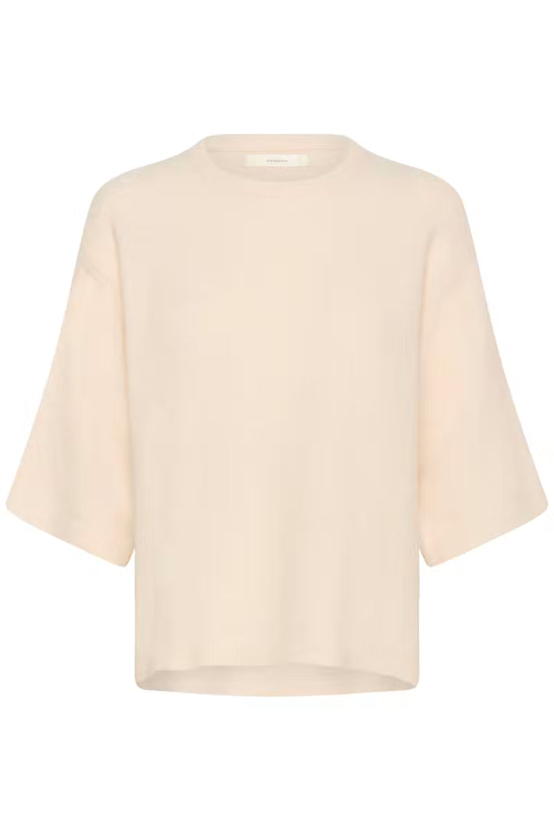 GUNIIW KNIT TEE in Whisper White Melange by Inwear