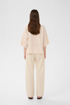 GUNIIW KNIT TEE in Whisper White Melange by Inwear
