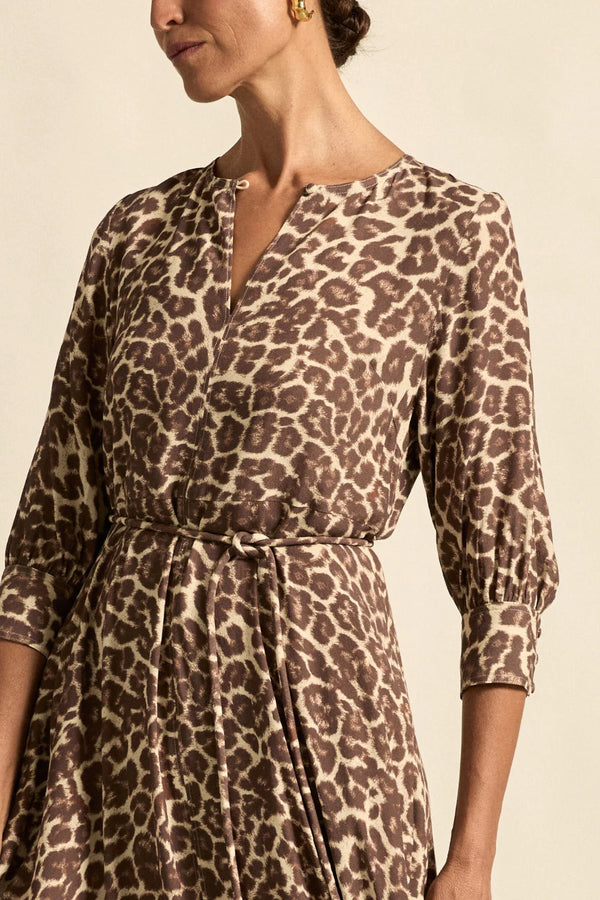 SCENE DRESS in Ocelot from Zoe Kratzmann