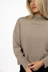 SERA JUMPER in Mushroom by Humidity Lifestyle