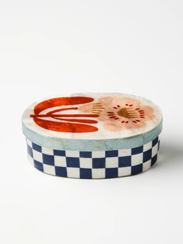 PARADIS NAVY LARGE BOX Bloom by Jones & Co